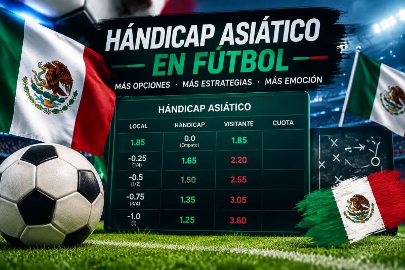 ¿Qué es la apuesta hándicap asiático y cómo funciona en México?